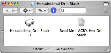 [Hex drill stack]